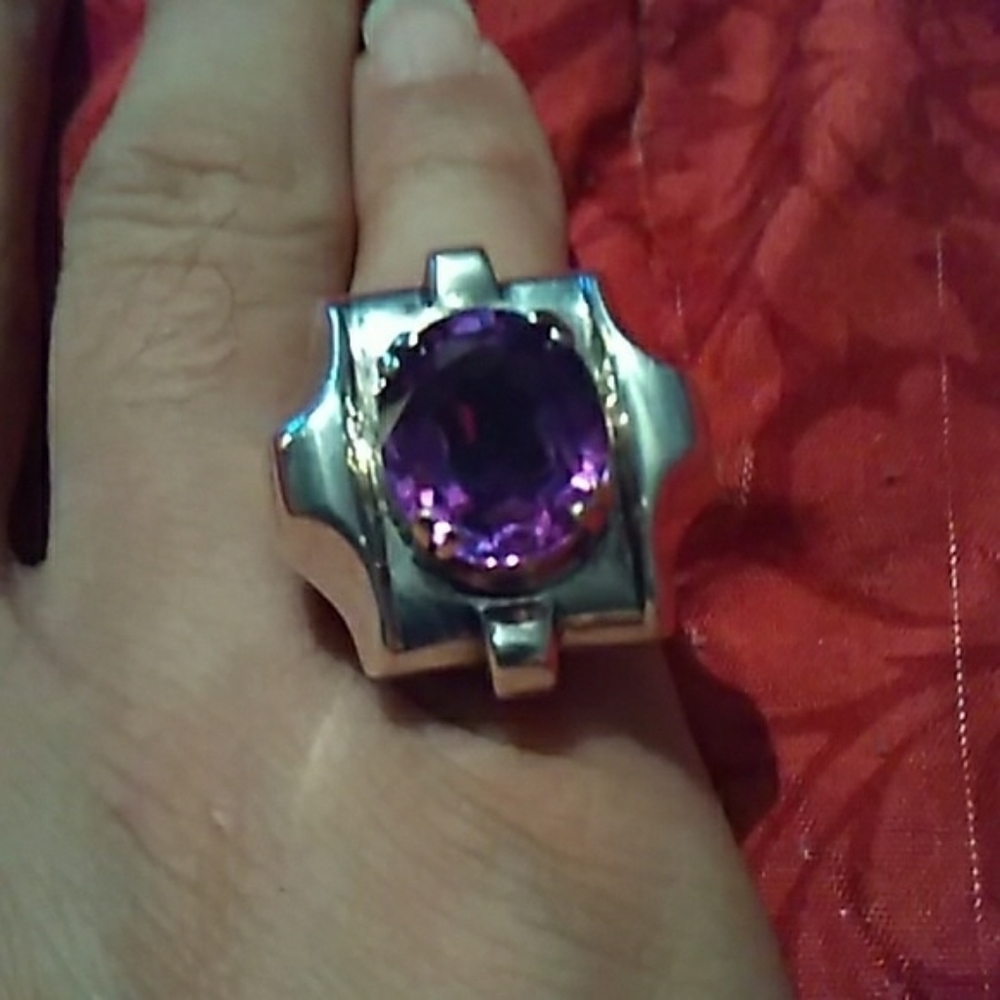 🔥 Massive OOAK color change sapphire in 925/14k